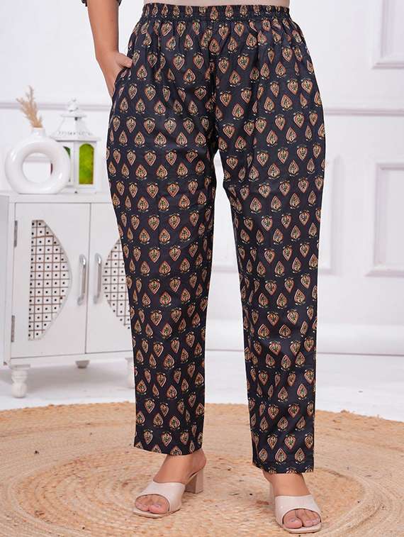 women printed three quarter sleeve co-ord set - 22219123 -  Standard Image - 3