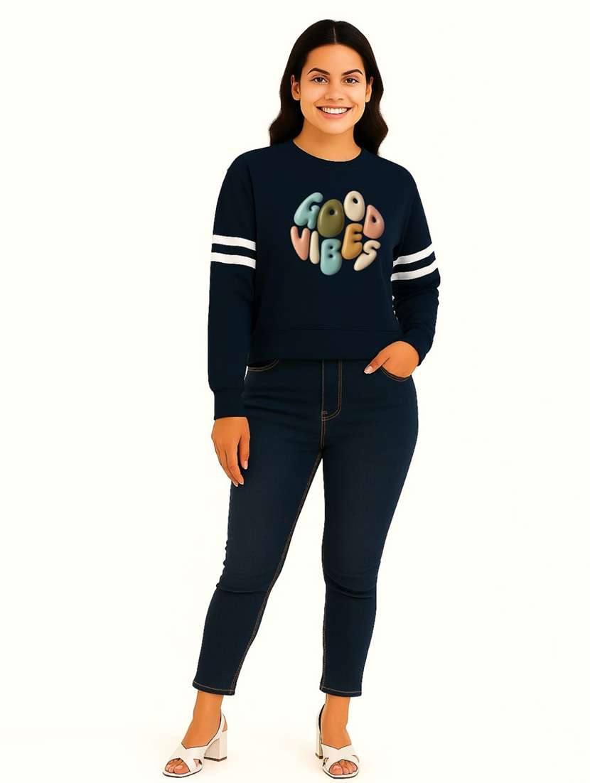 Women Printed Long Sleeve Sweatshirt - 22219301 -  Standard Image - 3