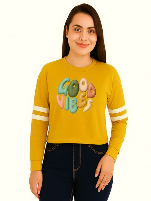 women printed long sleeve sweatshirt - 22219302 -  Standard Image - 0