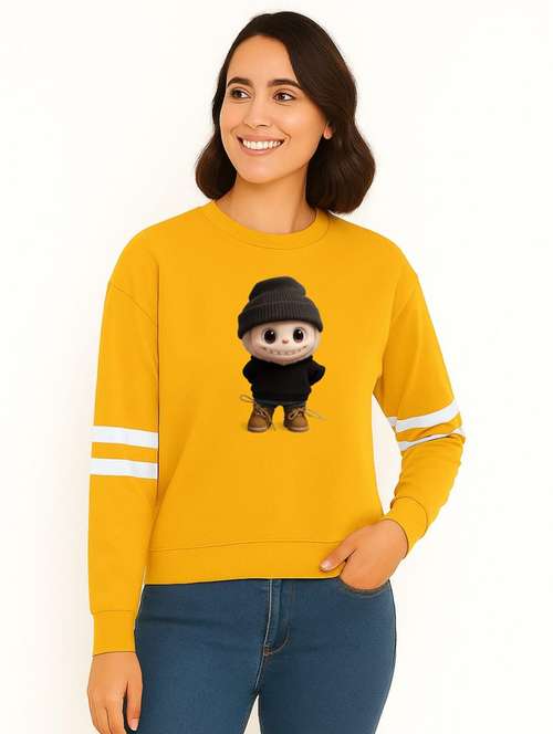 women printed long sleeve sweatshirt - 22219306 -  Standard Image - 0