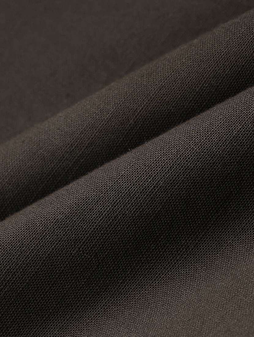 men solid mid rise flat front casual trouser - 22219327 -  Standard Image - 5