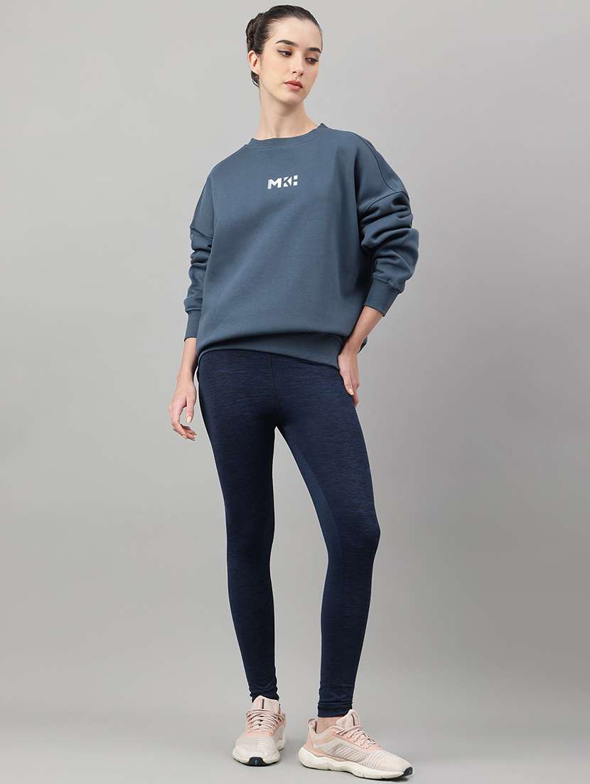 women printed long sleeve oversized sweatshirt - 22219434 -  Standard Image - 3