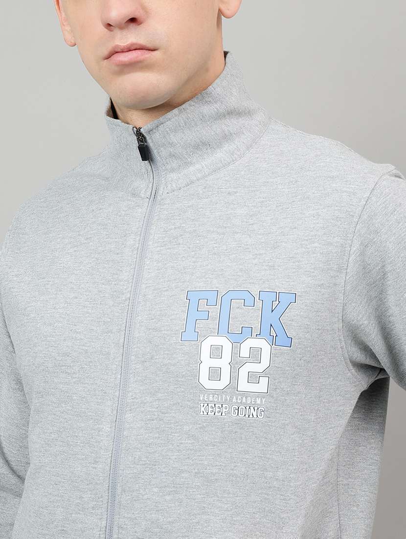 men placement print long sleeve full length track suit - 22219469 -  Standard Image - 3