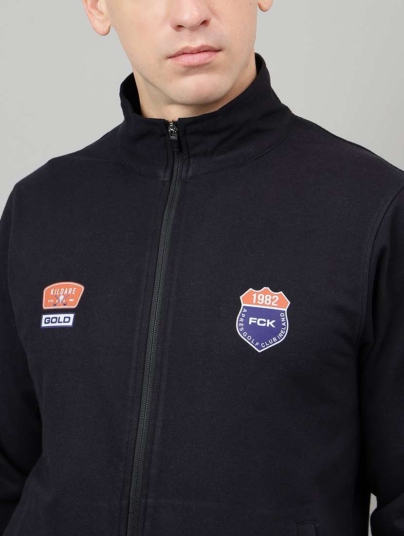 men placement print long sleeve full length track suit - 22219470 -  Standard Image - 3