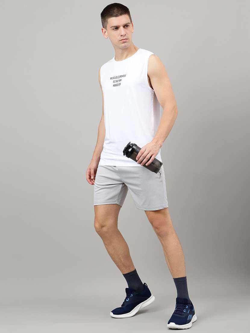 men typographic sleeveless vest - 22219496 -  Standard Image - 3