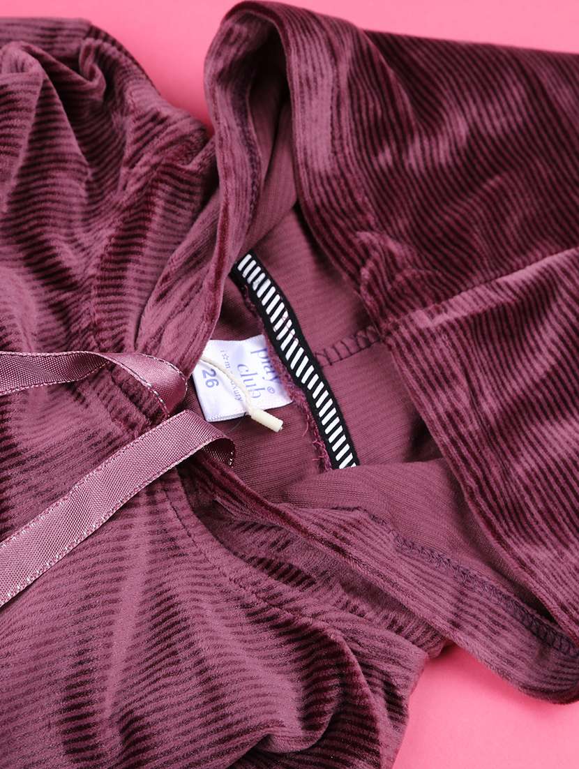 girls long sleeve hooded sweatshirt - 22219581 -  Standard Image - 3