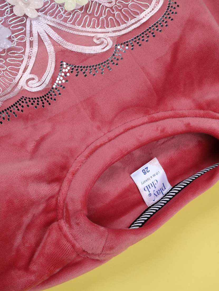 girls round neck long sleeve sweatshirt - 22219648 -  Standard Image - 3