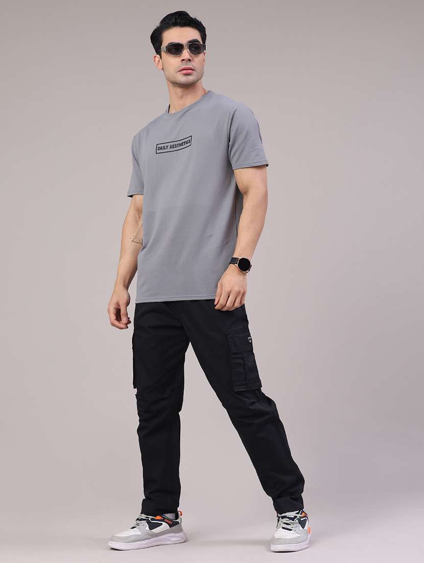 men self design short sleeve regular fit t-shirt - 22219679 -  Standard Image - 5