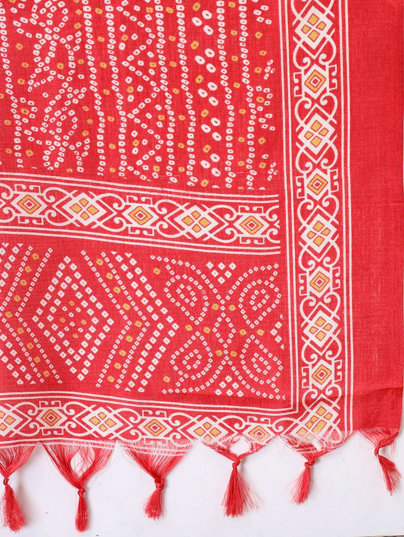women bandhani printed dupatta - 22219873 -  Standard Image - 5