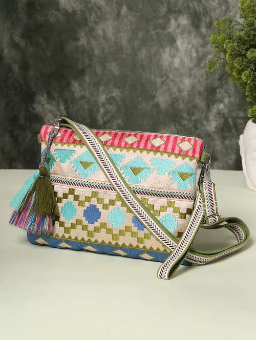women embroidered sling bag for women - 22220092 -  Standard Image - 0
