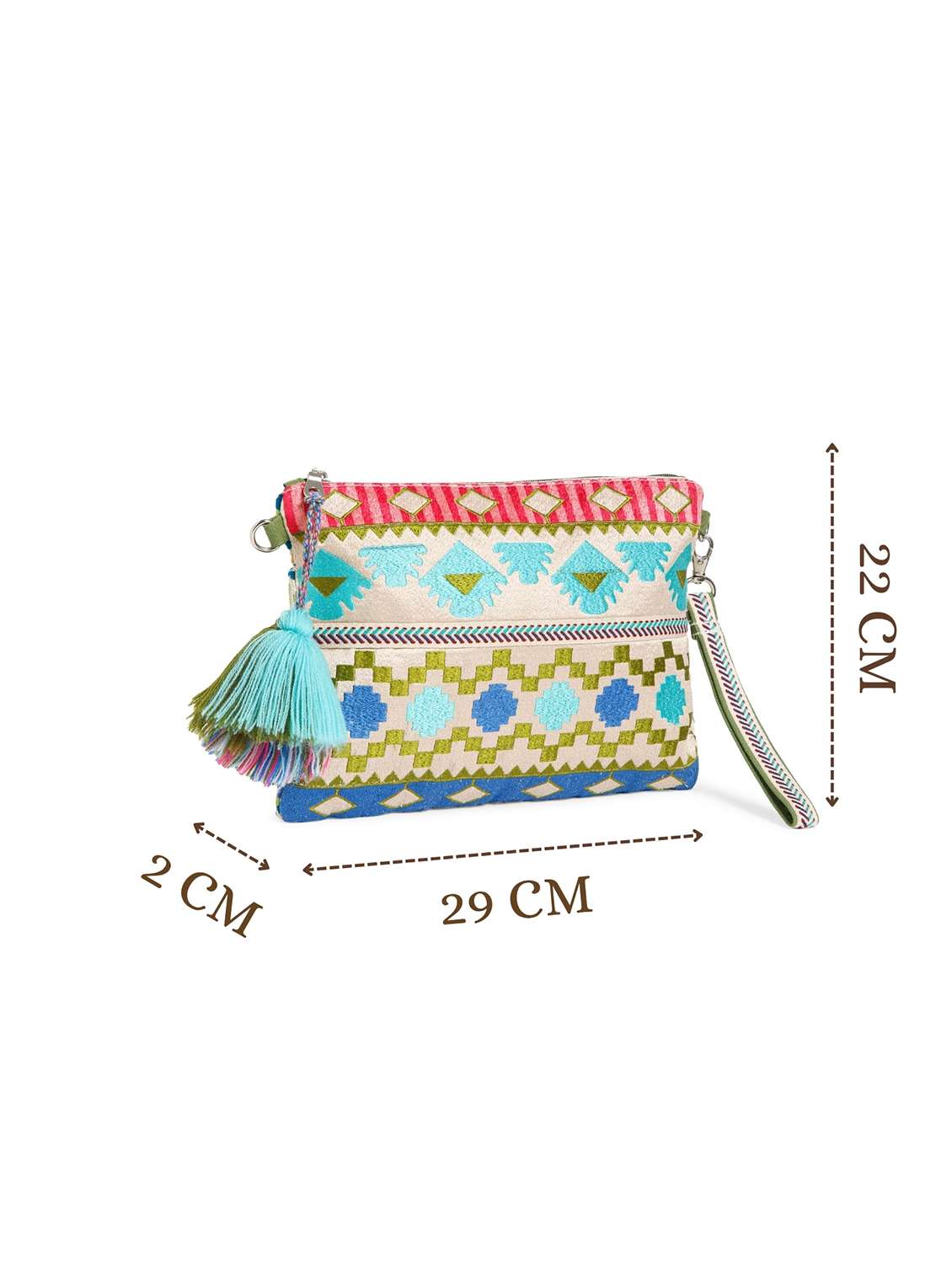 women embroidered sling bag for women - 22220092 -  Standard Image - 3