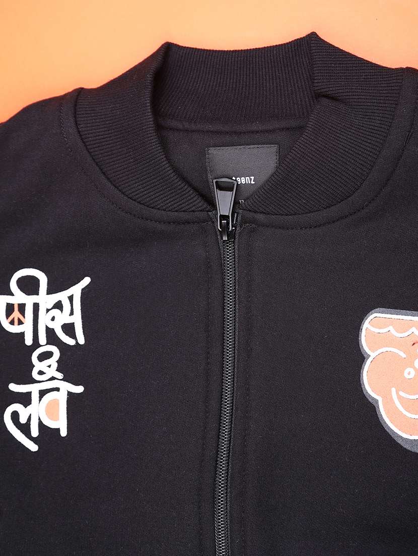 girls printed long sleeve bomber jacket - 22220096 -  Standard Image - 3