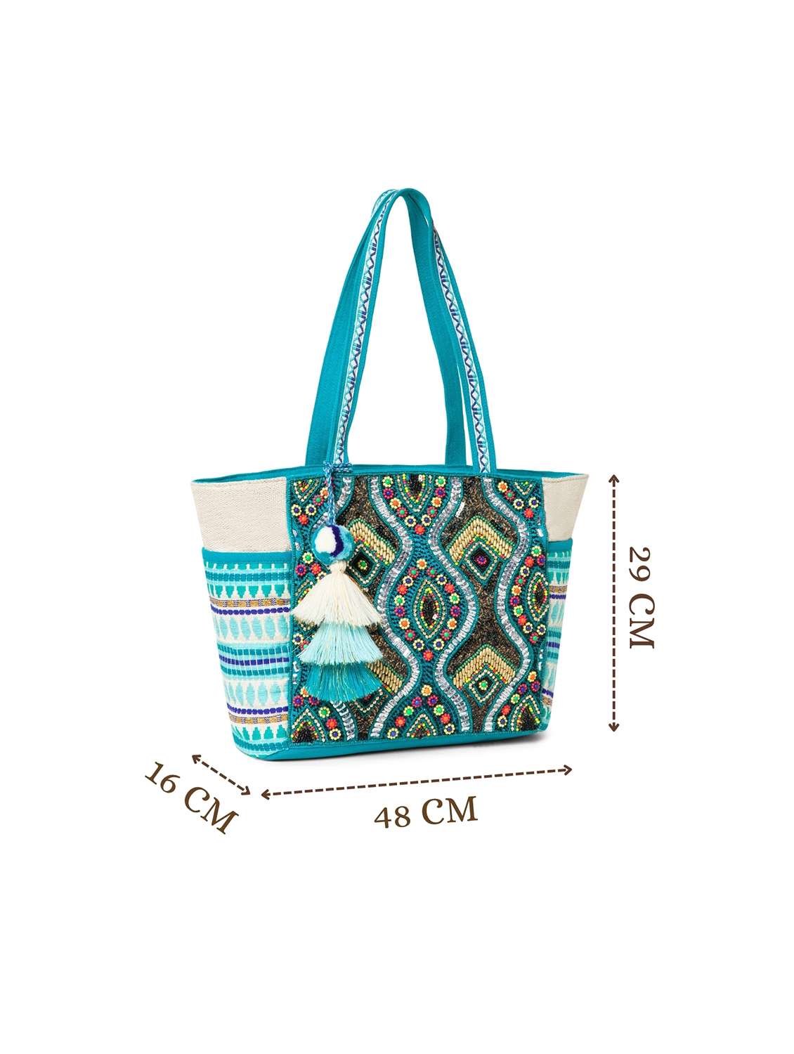  women embellished everydaytote bag - 22220107 -  Standard Image - 3
