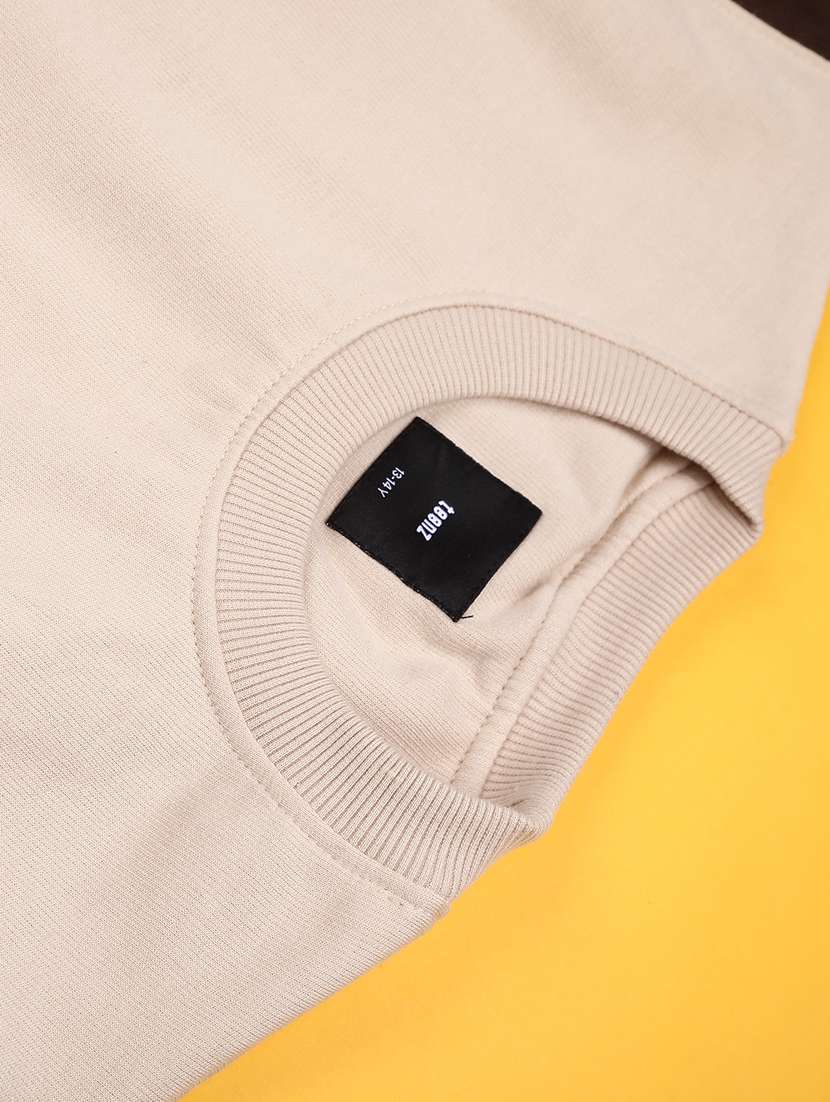 kids color blocked long sleeve sweatshirt - 22220119 -  Standard Image - 3