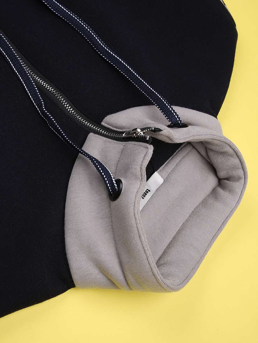 boys color blocked high neck long sleeve sweatshirt - 22220122 -  Standard Image - 3