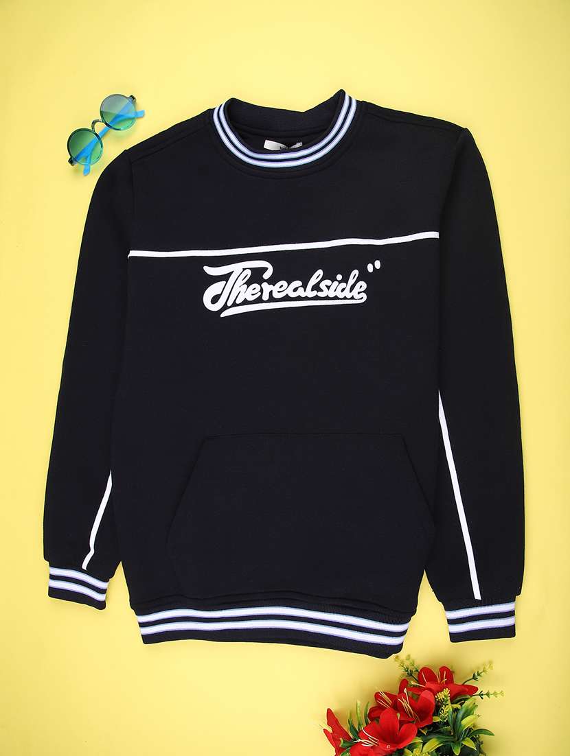 boys printed long sleeve sweatshirt