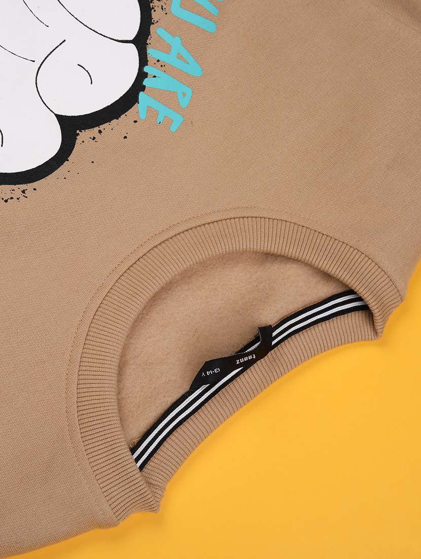 boys printed long sleeve sweatshirt - 22220125 -  Standard Image - 3