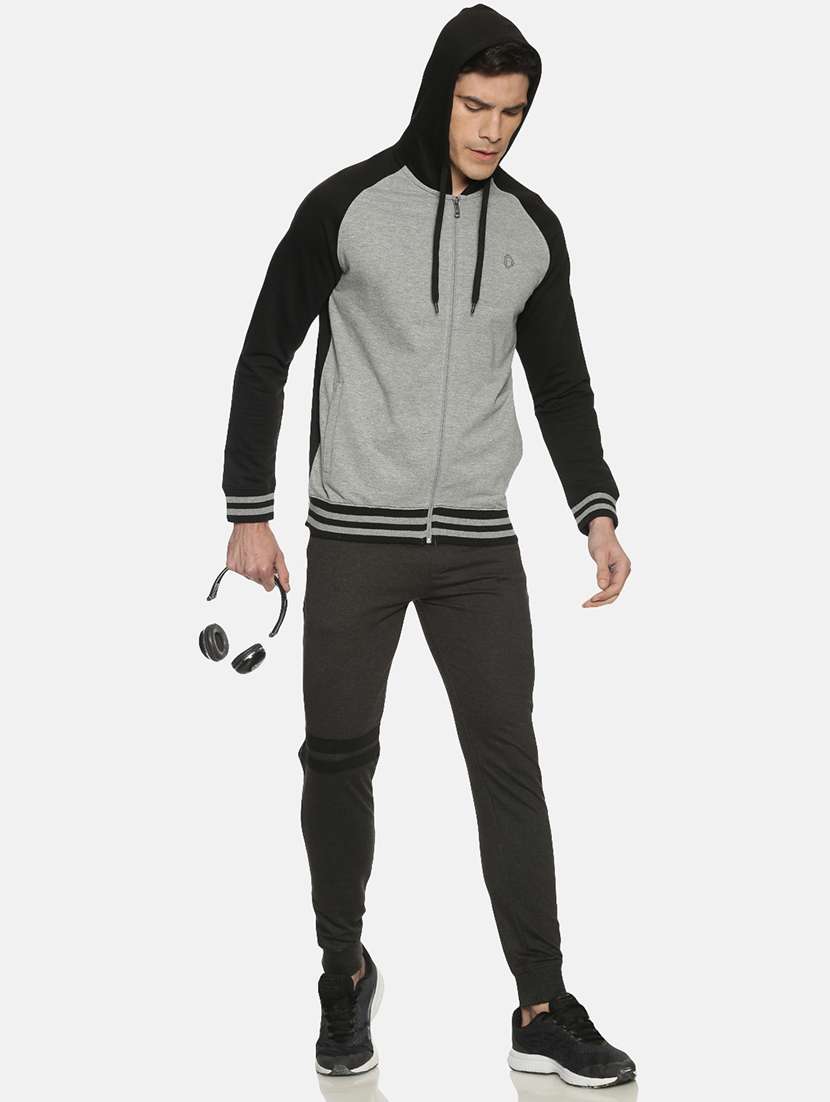 men color block long sleeve regular fit sweatshirt - 22220177 -  Standard Image - 3