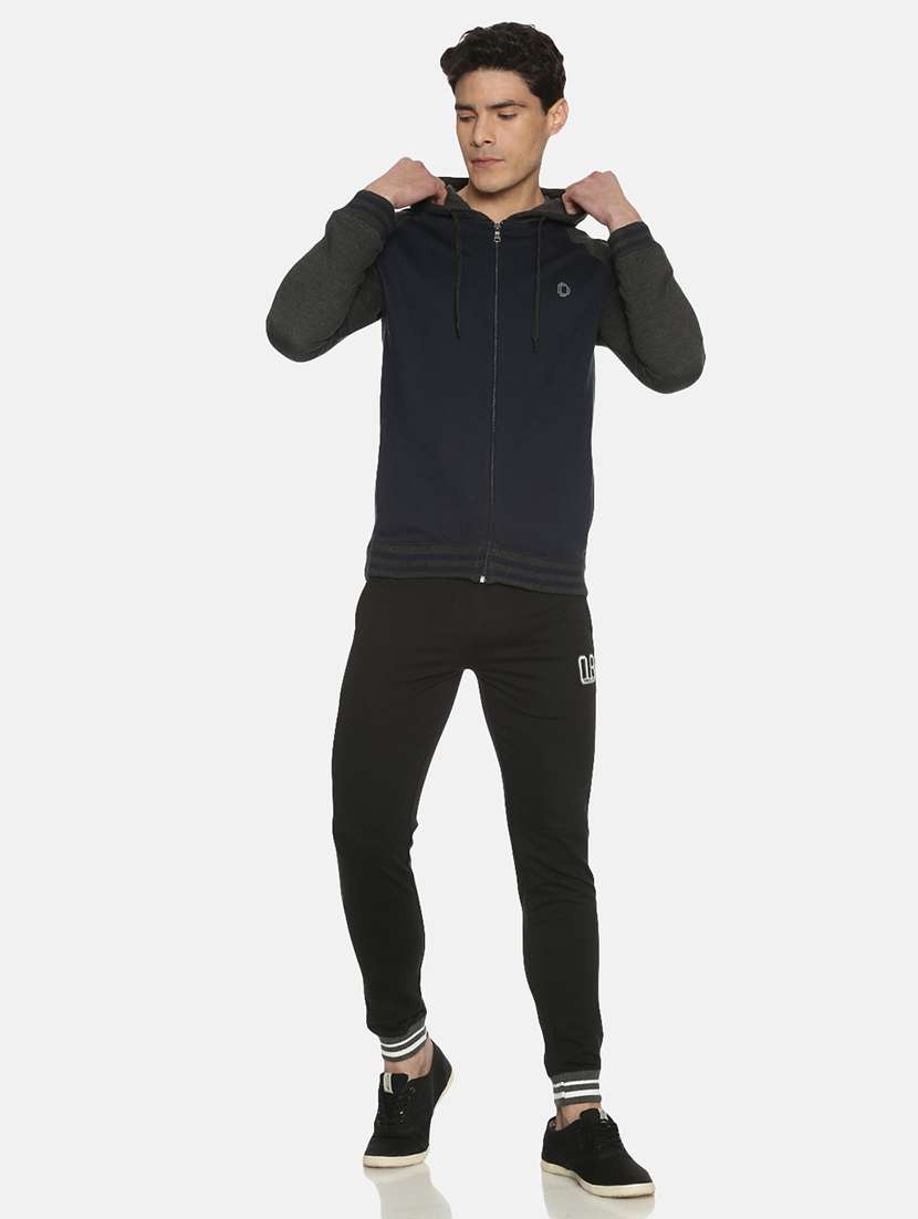 men color block long sleeve regular fit sweatshirt - 22220178 -  Standard Image - 3