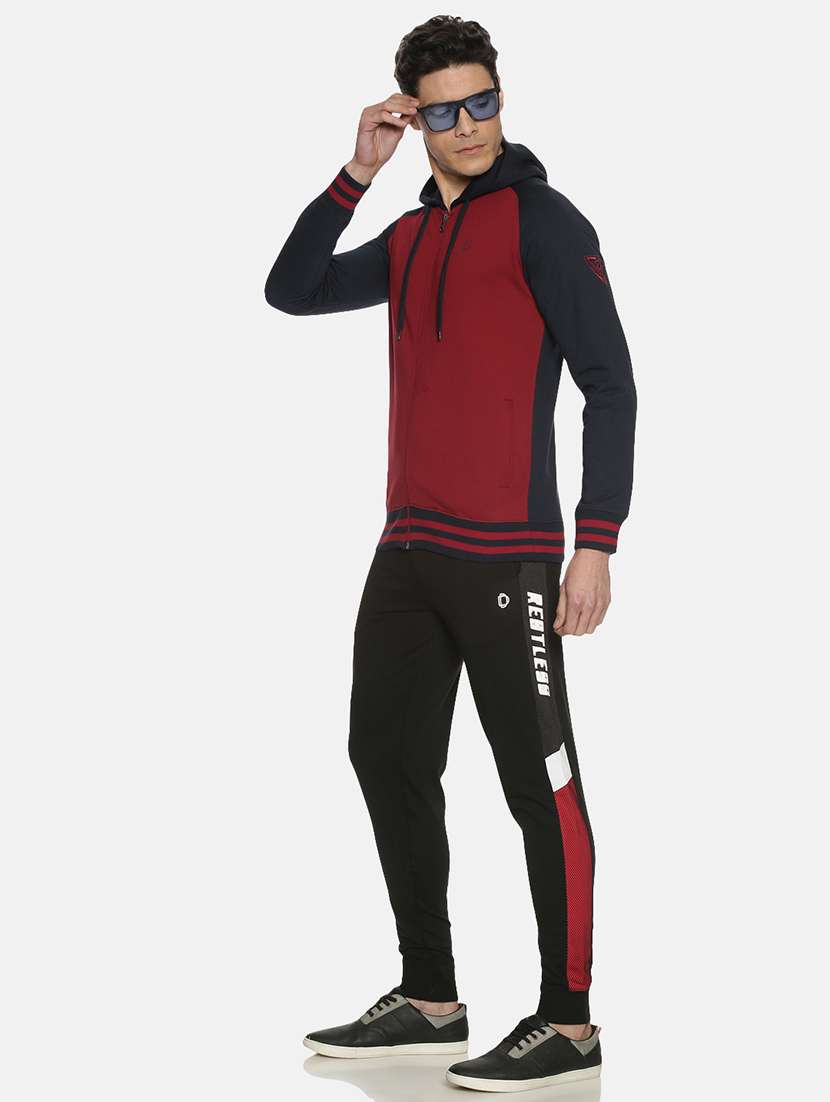 men color block long sleeve regular fit sweatshirt - 22220179 -  Standard Image - 3