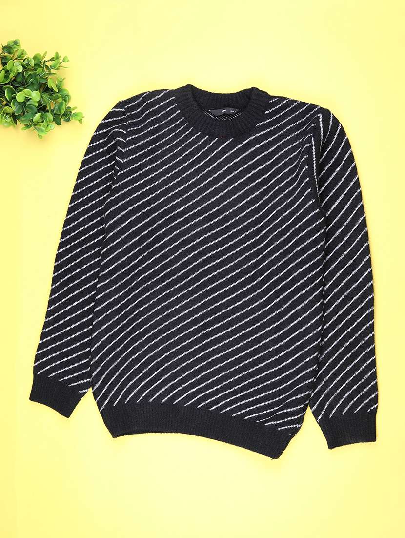 boys striped long sleeve sweater