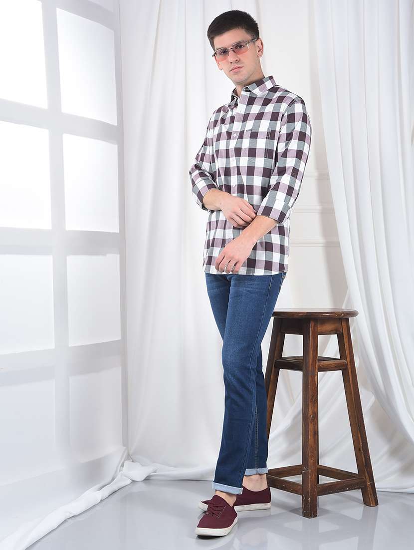 men washed mid rise full length jeans - 22220205 -  Standard Image - 5