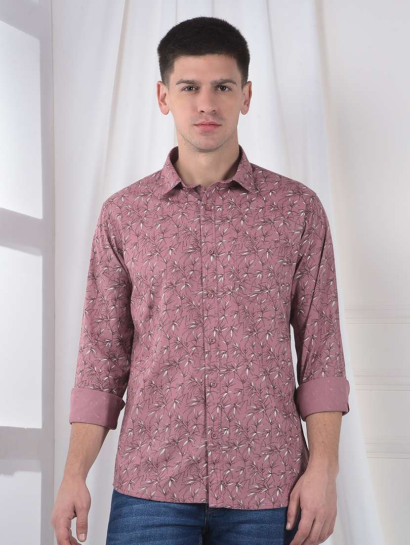 men printed long sleeve regualr fit casual shirt - 22220218 -  Standard Image - 3