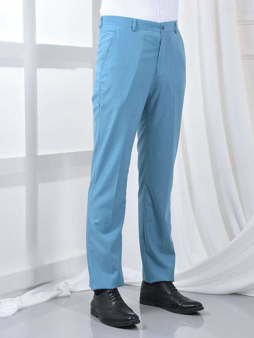 men solid lapel collar 2-piece suits set - 22220234 -  Standard Image - 5