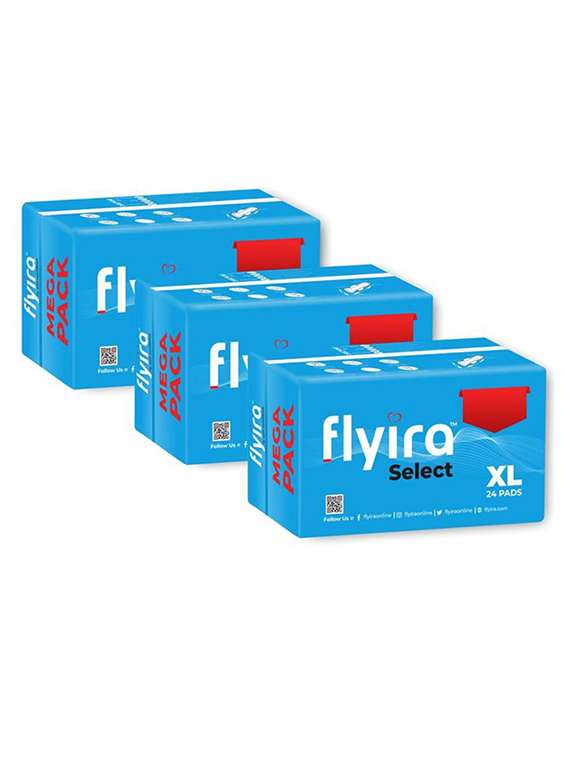 secure xl ultra-thin are half as thin as your regular sanitary pad 