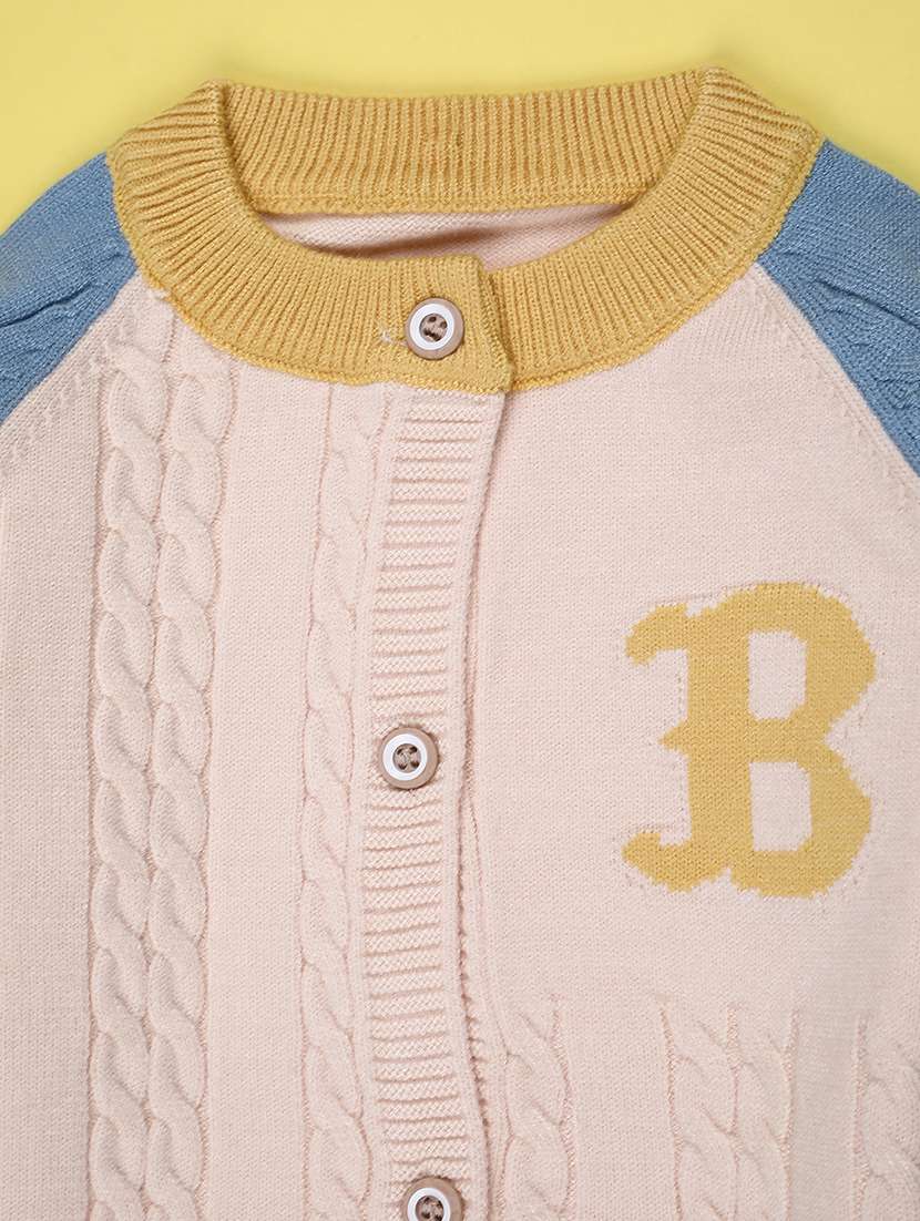 boys color block long sleeve sweater - 22222918 -  Standard Image - 3