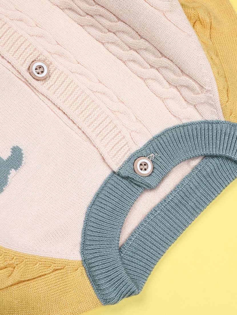 boys color block long sleeve sweater - 22222919 -  Standard Image - 3