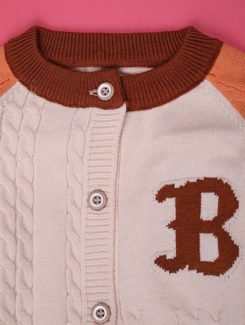 boys color block long sleeve sweater - 22222920 -  Standard Image - 3