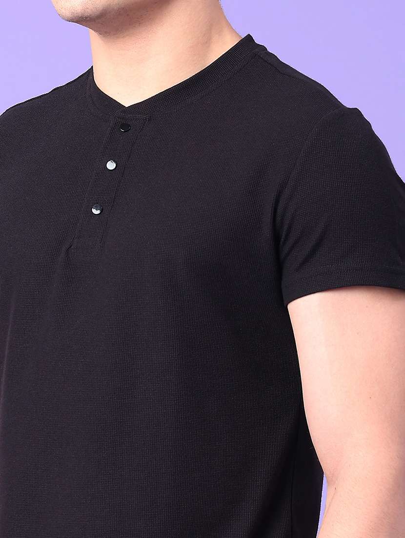 men textured short sleeve slim fit t-shirt - 22223000 -  Standard Image - 3