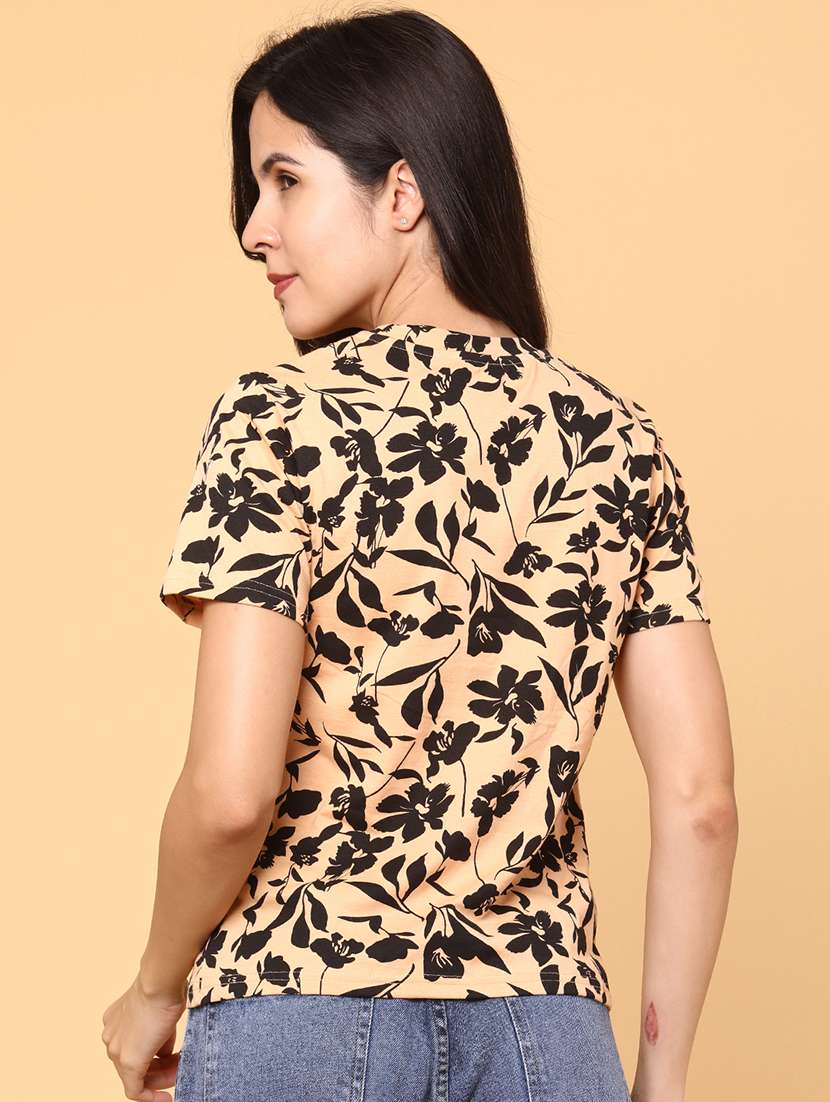 women printed short sleeve t-shirt - 22223036 -  Standard Image - 3