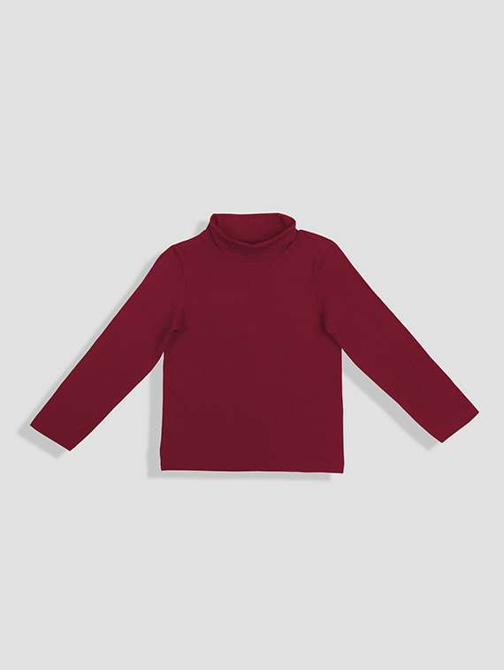 girls pack of 2 solid long sleeve tee - 22223583 -  Standard Image - 5