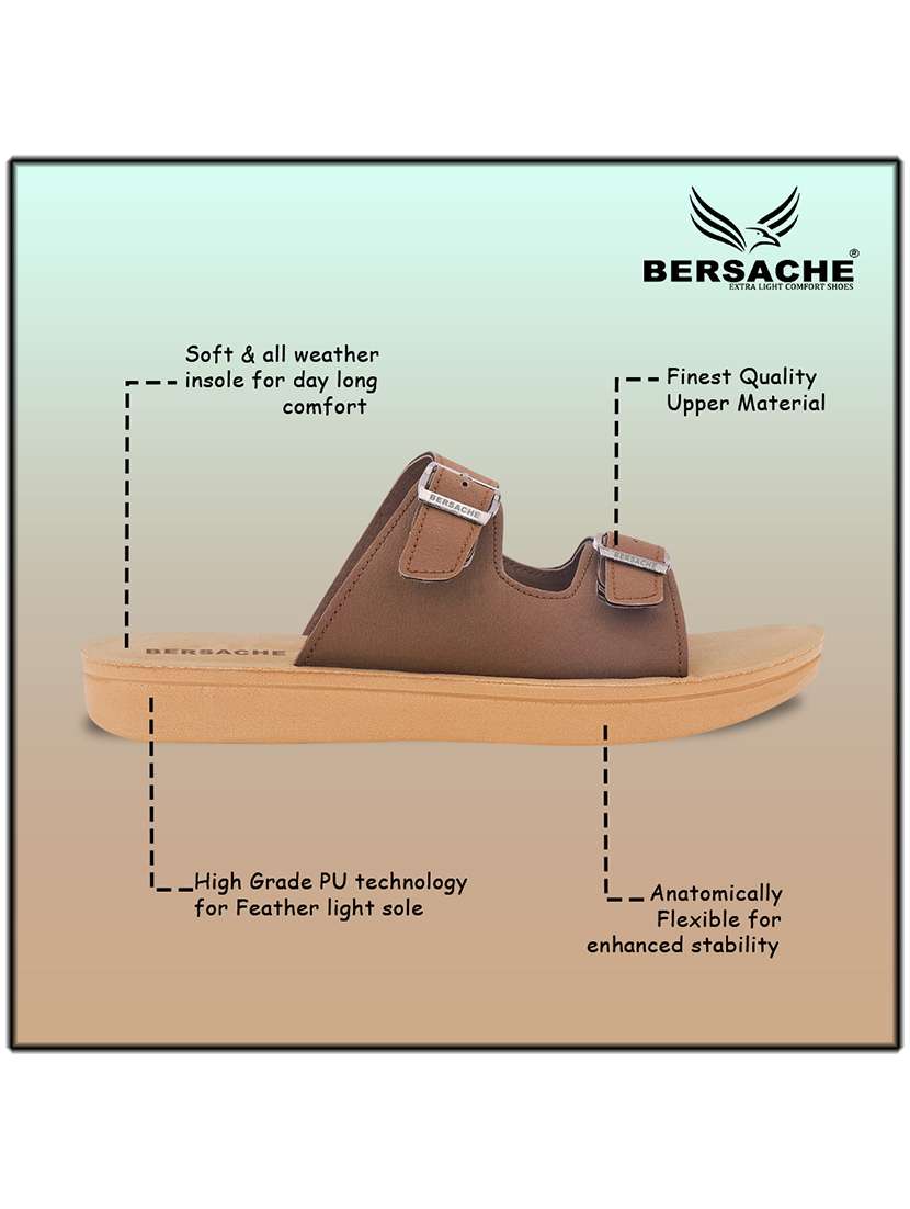 women solid slip on flat sandals - 22223592 -  Standard Image - 3