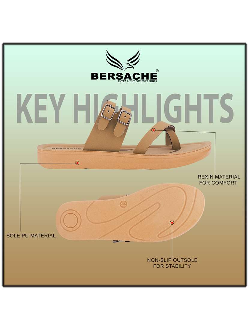 women solid slip on flat sandals - 22223593 -  Standard Image - 5