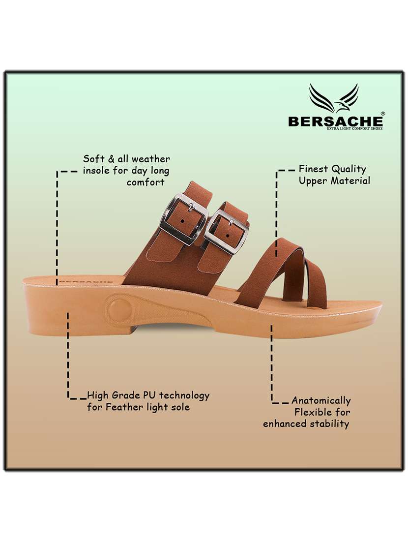 women solid slip on flat sandals - 22223605 -  Standard Image - 3