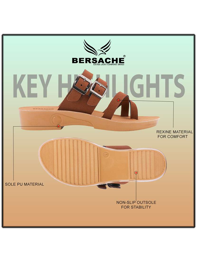 women solid slip on flat sandals - 22223605 -  Standard Image - 5