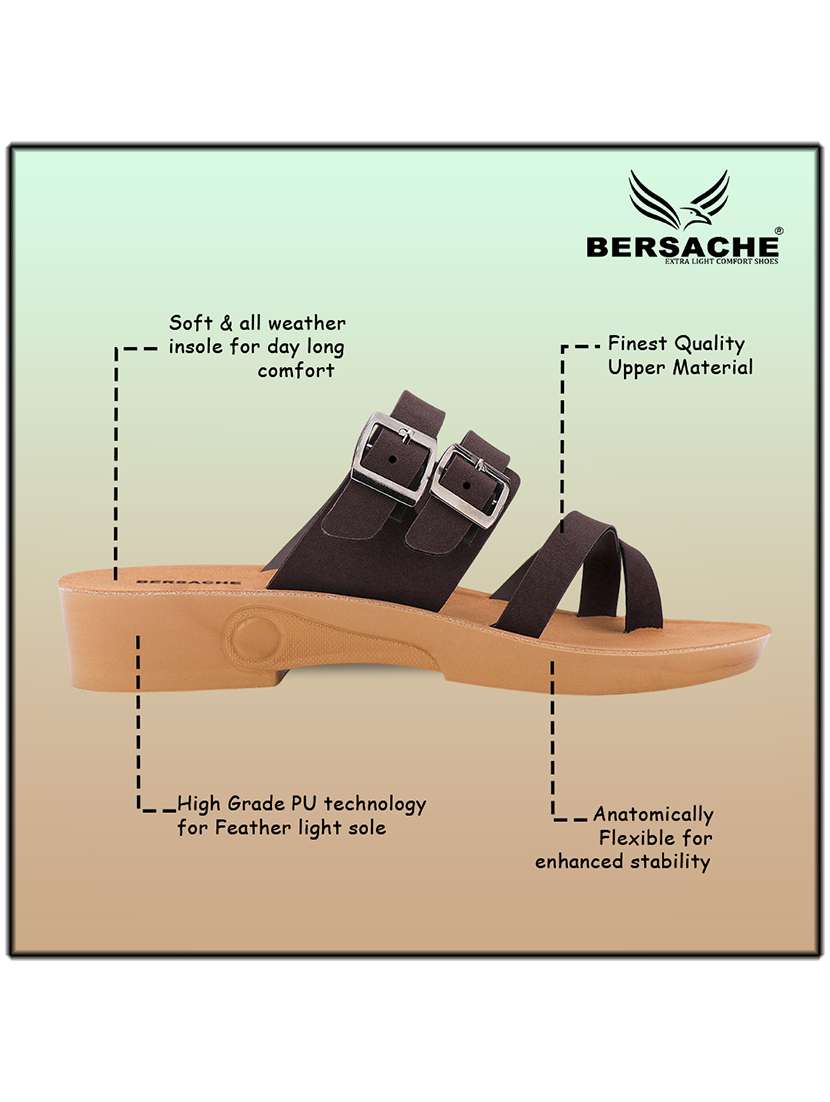 women solid slip on flat sandals - 22223606 -  Standard Image - 3