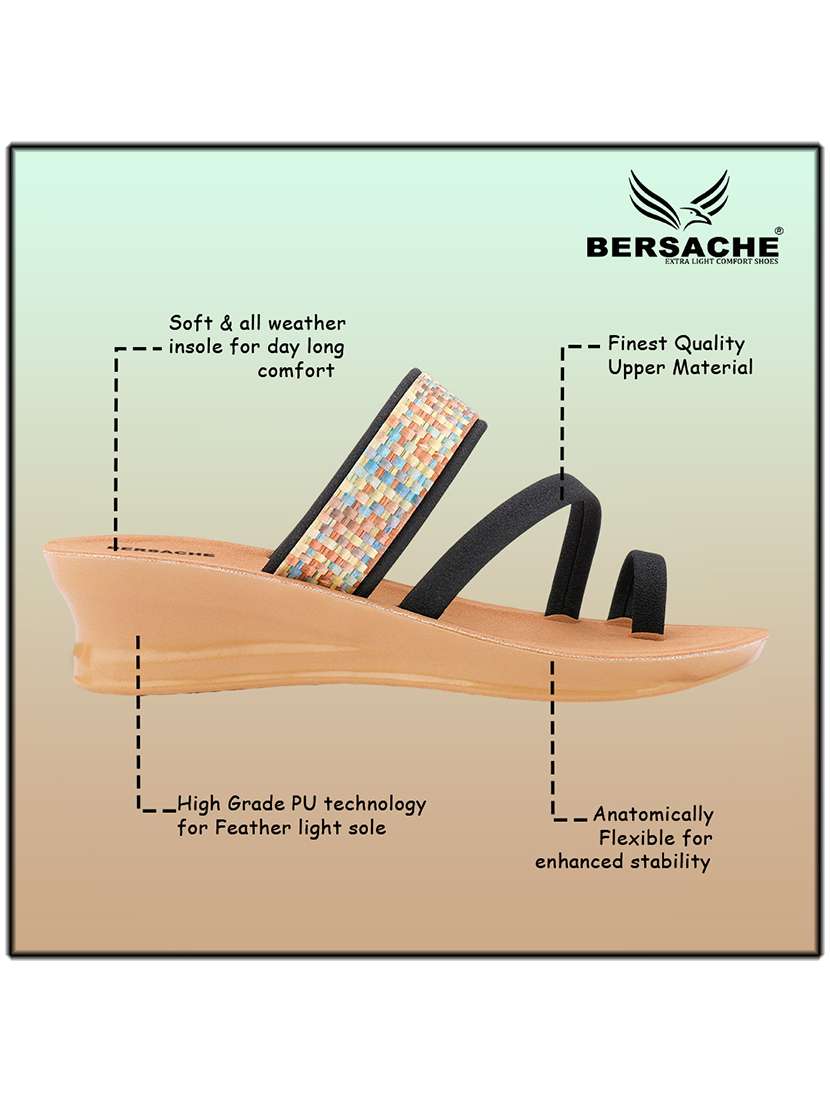 women solid slip on flat sandals - 22223607 -  Standard Image - 3