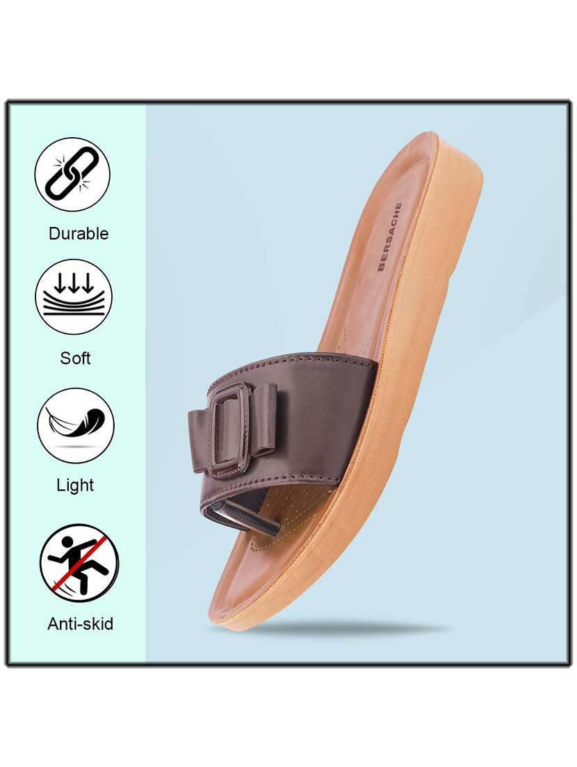 women solid slip on flip flop - 22223610 -  Standard Image - 5