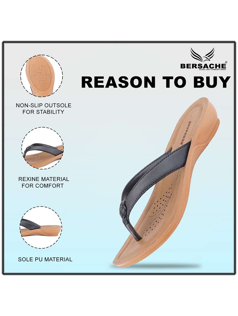 women solid slip on flip flop - 22223612 -  Standard Image - 5