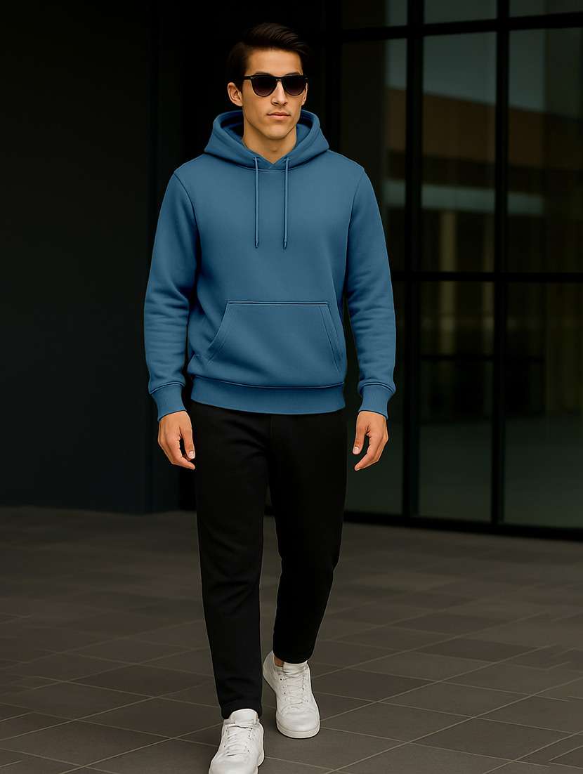 men solid long sleeve regular fit sweatshirt - 22223720 -  Standard Image - 3