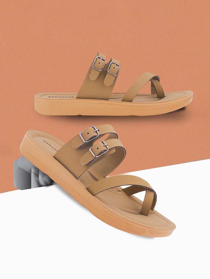 women solid slip on slides