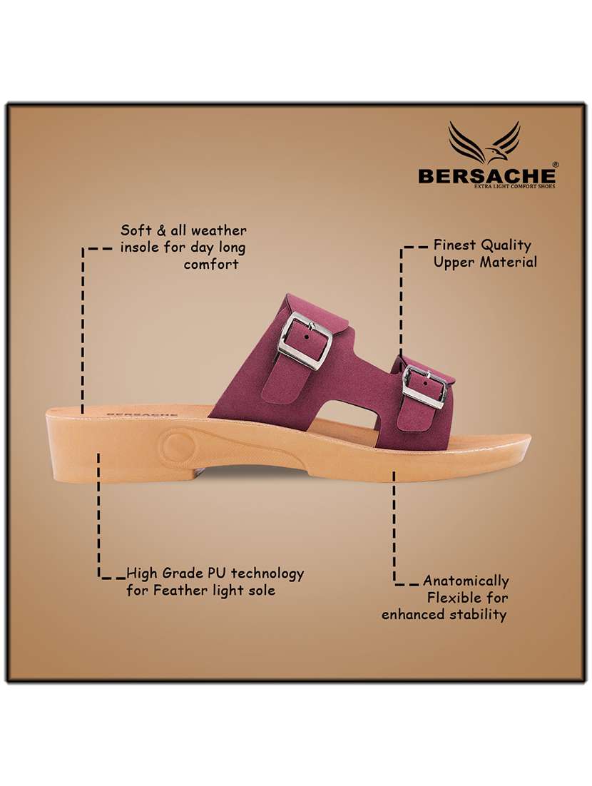 women solid slip on slides - 22223732 -  Standard Image - 3