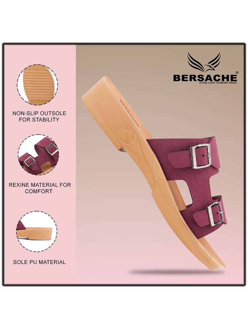 women solid slip on slides - 22223732 -  Standard Image - 5