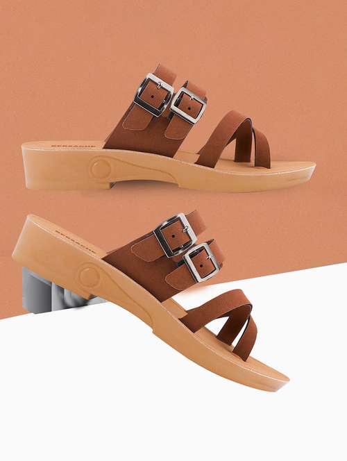 tan resin slippers flip flops - 22223737 -  Standard Image - 0