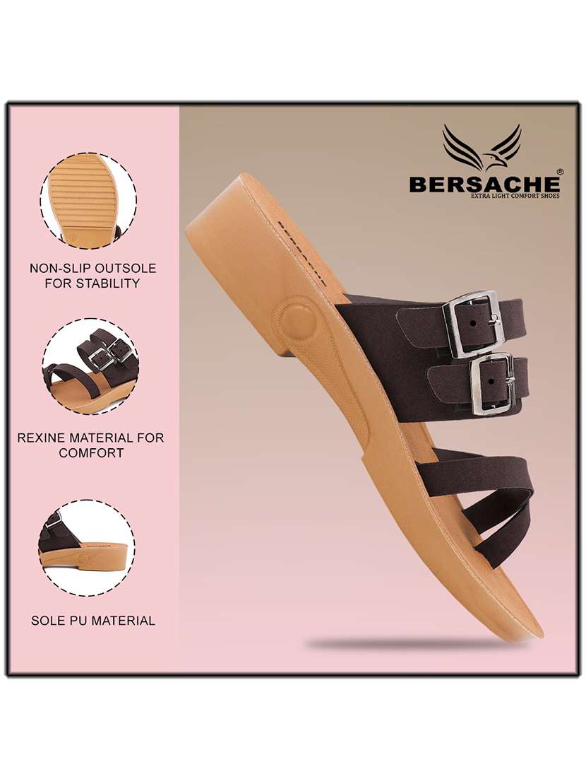 women solid slip on slides - 22223738 -  Standard Image - 5