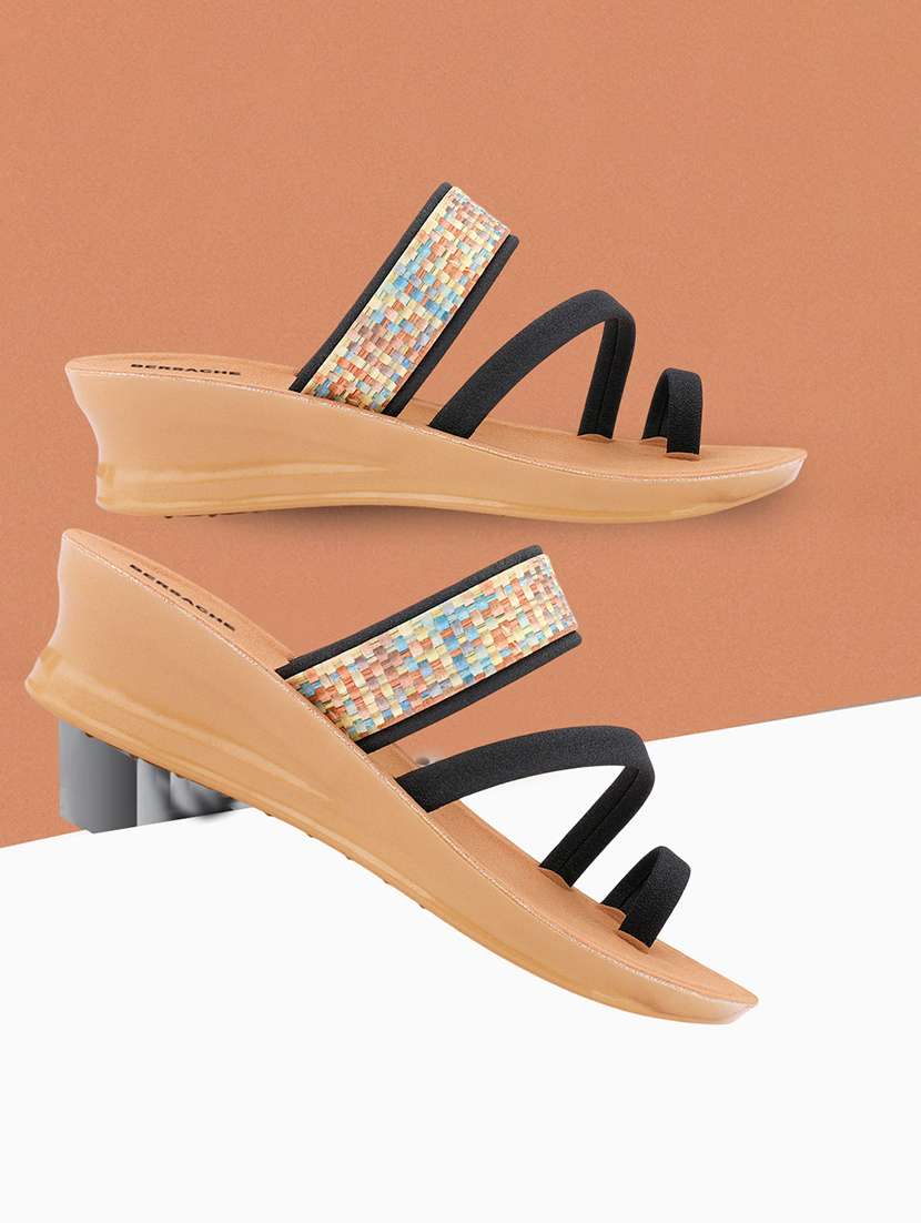 women solid slip on slides